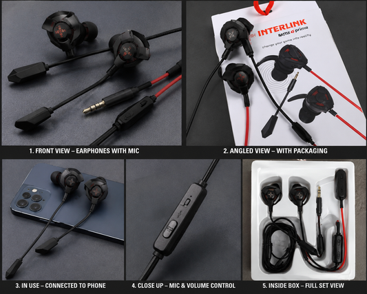 INTERLINK Gaming Hands-Free with Microphone