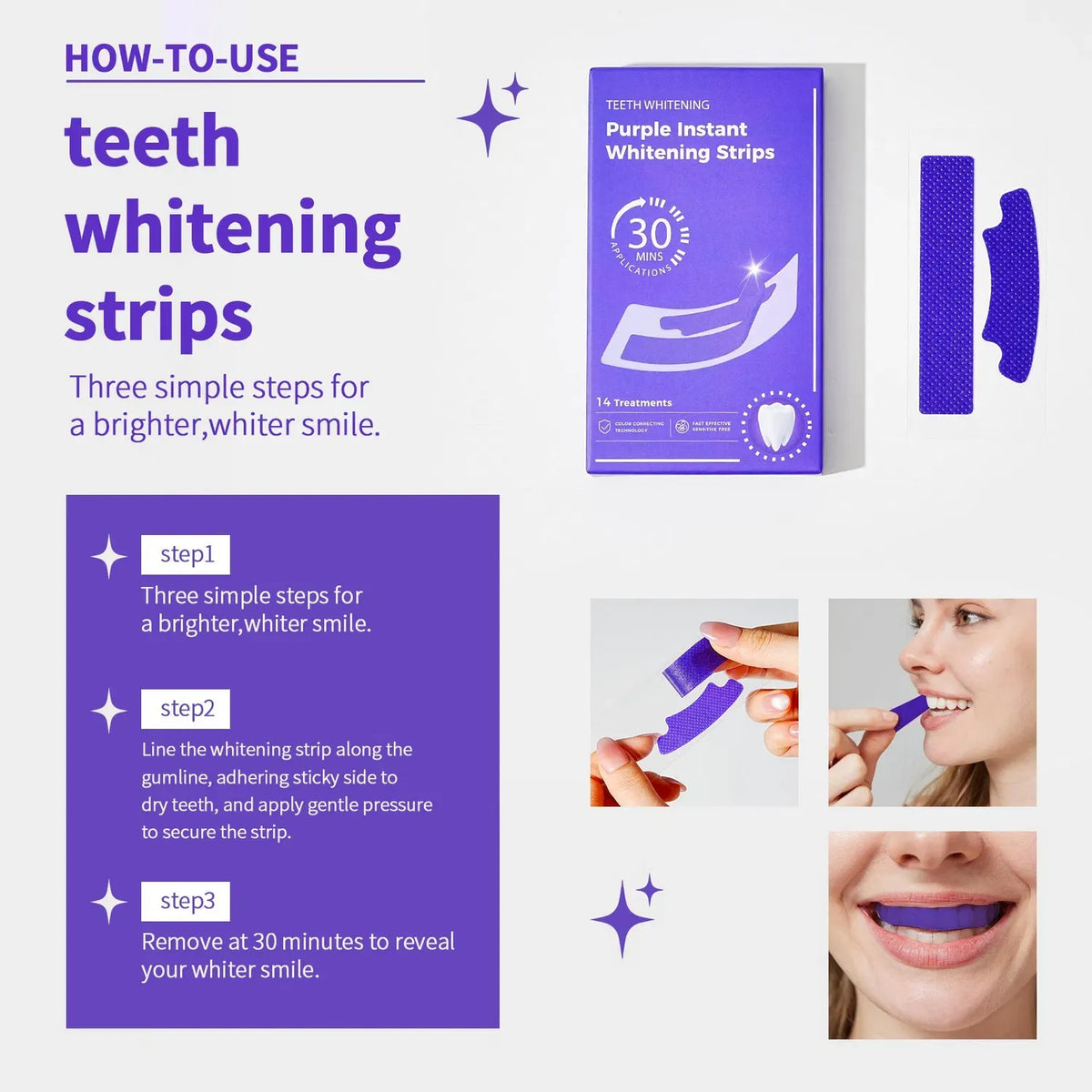 HISMILE V34 Teeth Removing Deep Smoke Stains Gingiva Protection Purple Orthopedic Toothpaste Cleans Oral Cavity Brightness Teeth 30ml