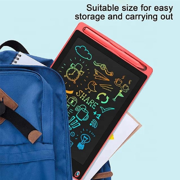 LCD Writing Tablet, Drawing Pads For Kids 8.5 Inch Colorful Lines Doodle Scribble Boards Educational Toys (Random Color