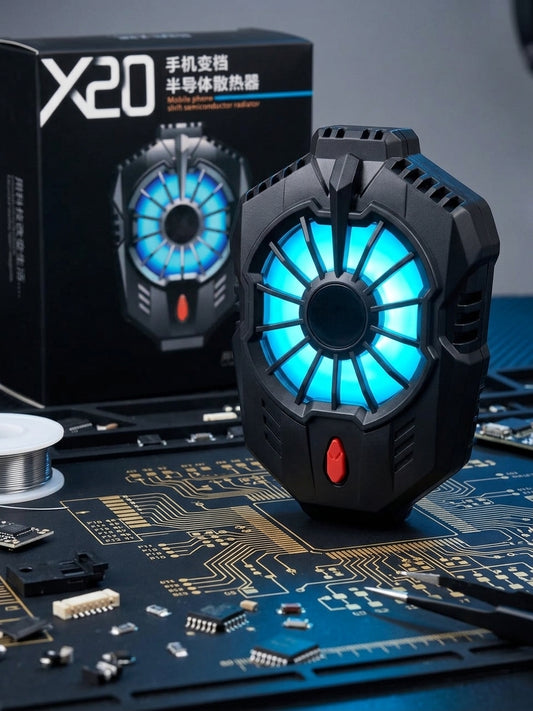 X20 Universal Clip-On Smartphone Gaming Cooling Fan – Portable Mobile Phone Cooler