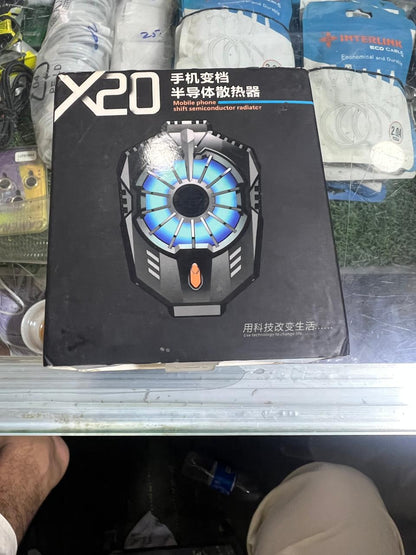 X20 Universal Clip-On Smartphone Gaming Cooling Fan – Portable Mobile Phone Cooler