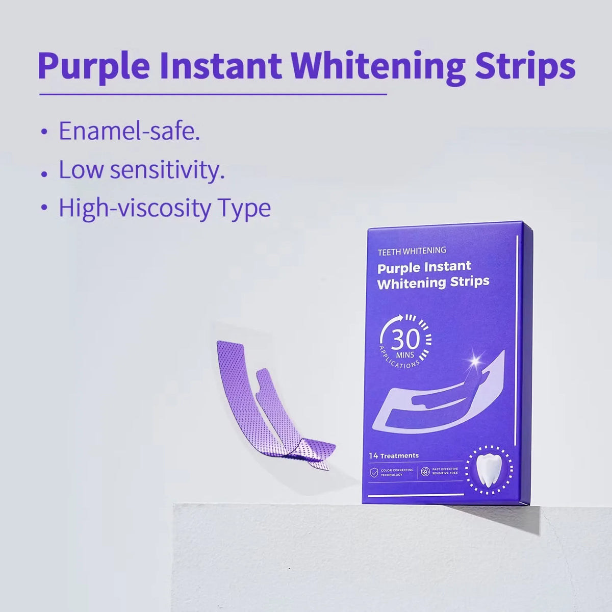 HISMILE V34 Teeth Removing Deep Smoke Stains Gingiva Protection Purple Orthopedic Toothpaste Cleans Oral Cavity Brightness Teeth 30ml