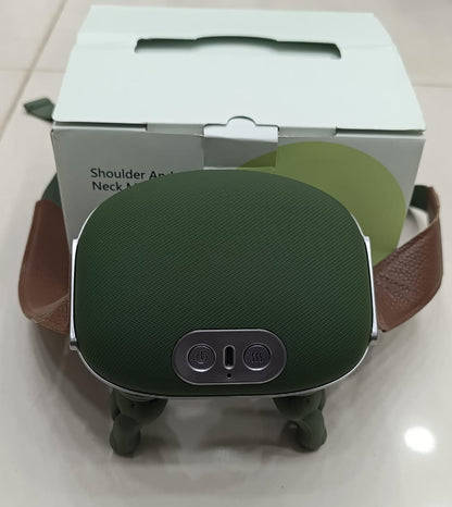 Smart Finger Pressure Neck Massager – Electric Deep Kneading Heated Back & Shoulder Massager | Pain Relief Relaxation Device for Home, Office & Car